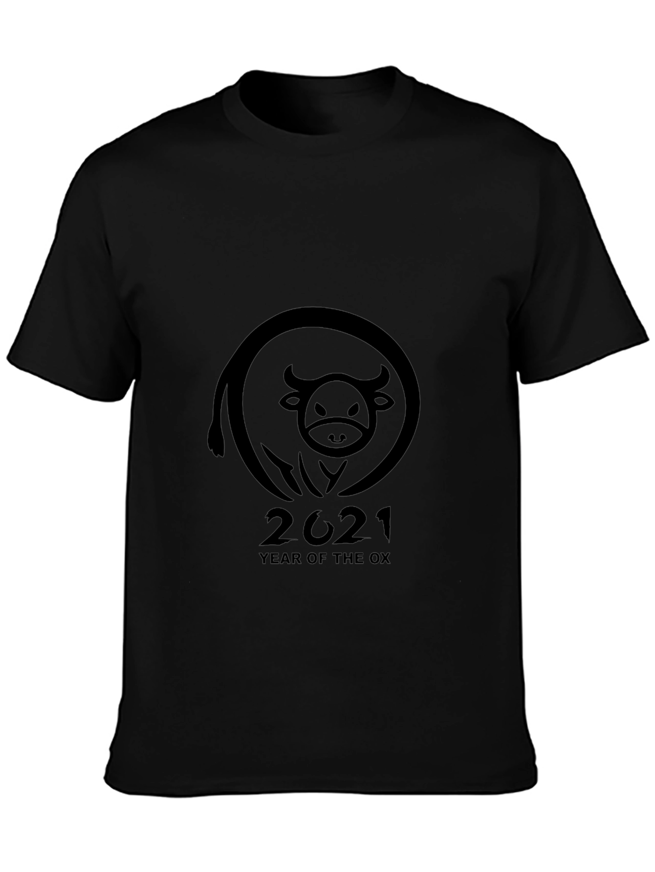 Year of the Ox 2021 Black T-Shirt