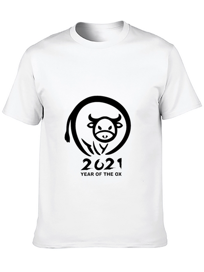 Year of the Ox 2021 Black T-Shirt
