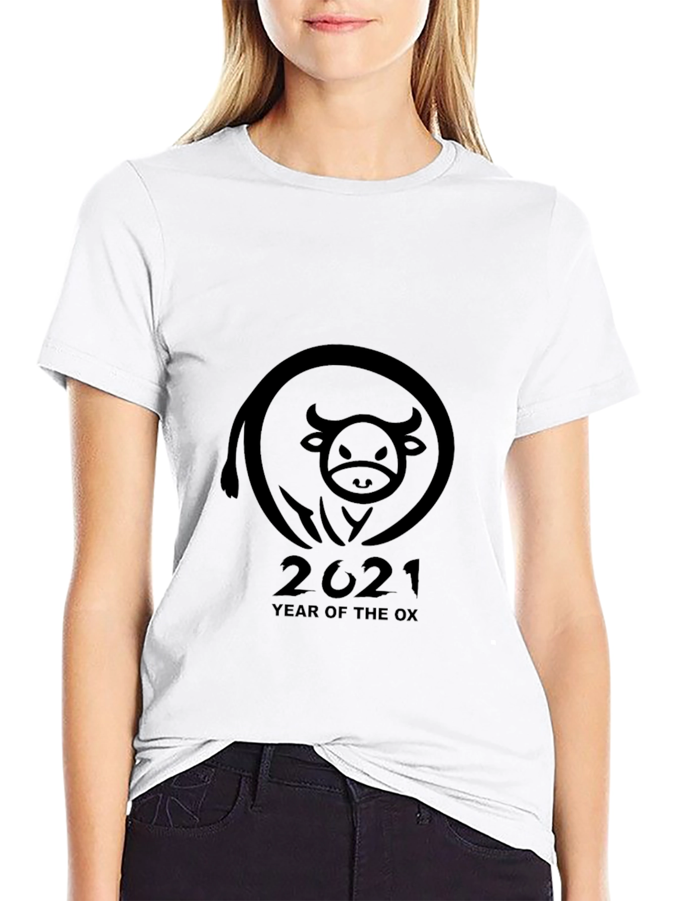 Year of the Ox 2021 Black T-Shirt