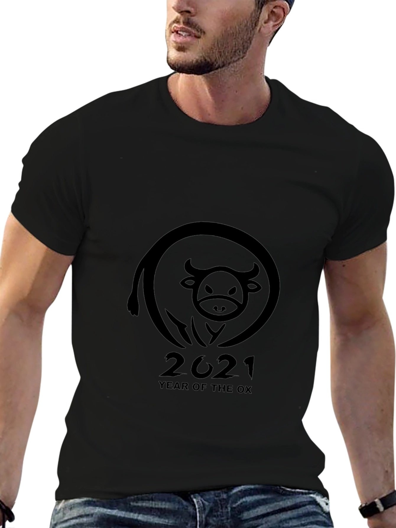 Year of the Ox 2021 Black T-Shirt
