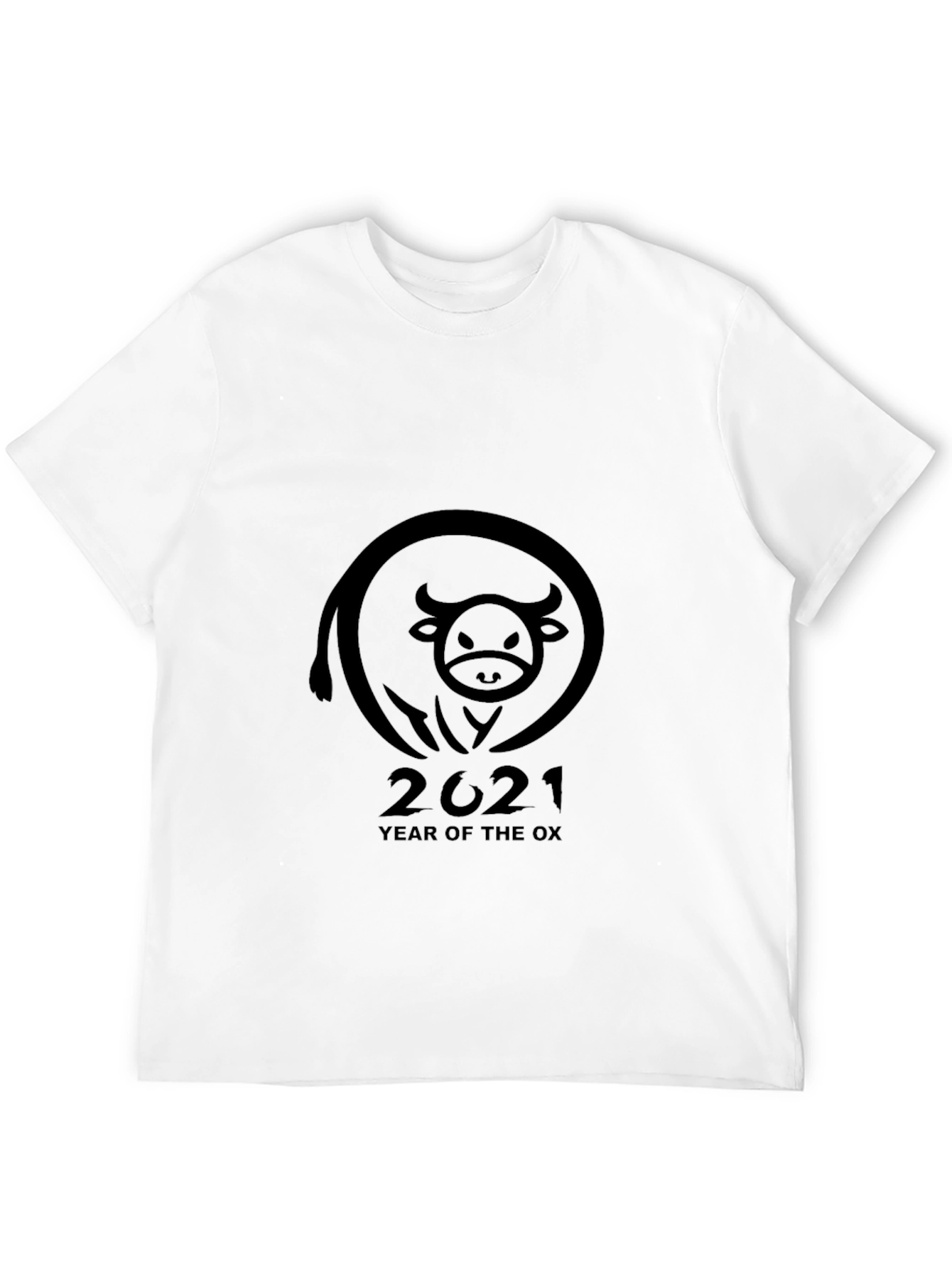 Year of the Ox 2021 Black T-Shirt