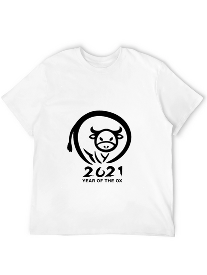 Year of the Ox 2021 Black T-Shirt