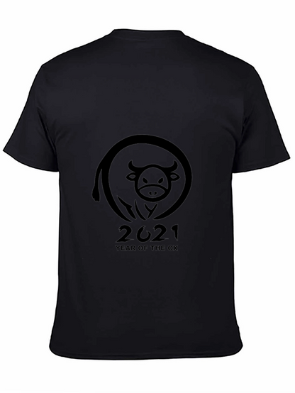 Year of the Ox 2021 Black T-Shirt