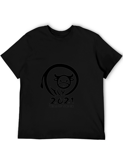 Year of the Ox 2021 Black T-Shirt