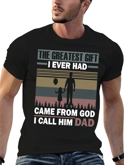 Greatest Gift Dad T-Shirt - Fathers Day Apparel