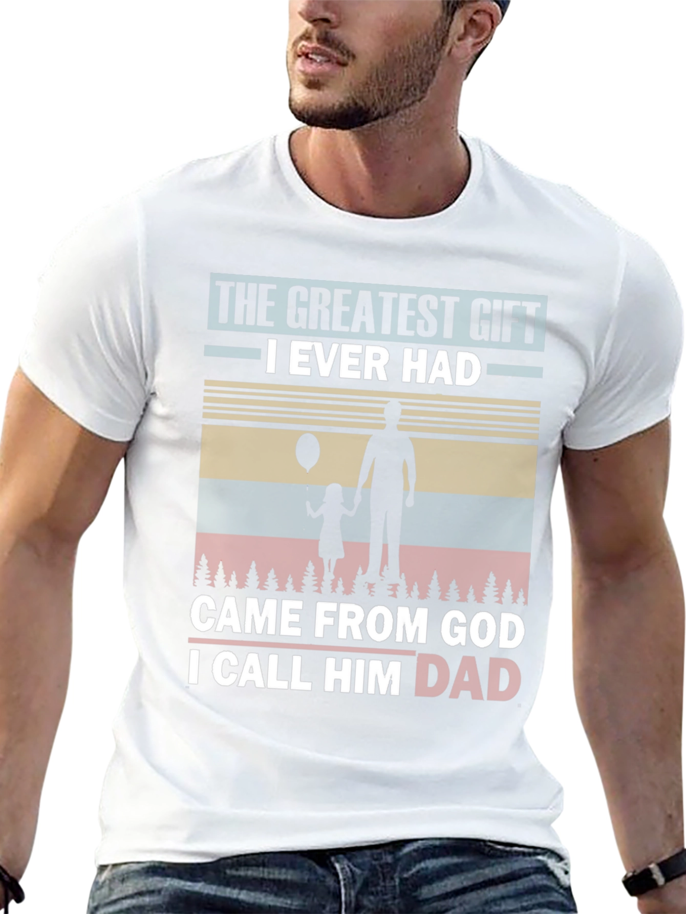 Greatest Gift Dad T-Shirt - Fathers Day Apparel