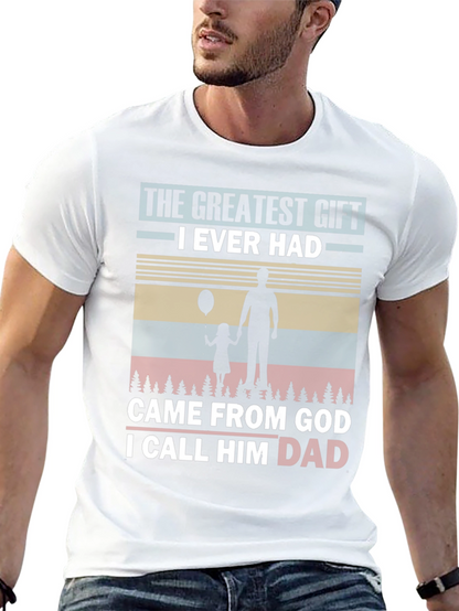 Greatest Gift Dad T-Shirt - Fathers Day Apparel