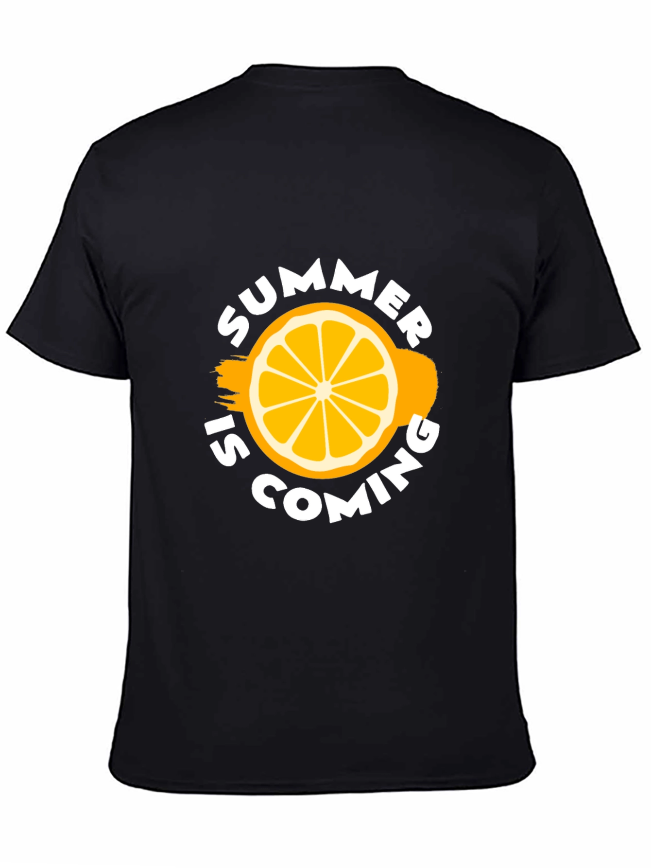 Summer Is Coming Black T-Shirt