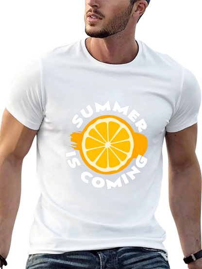 Summer Is Coming Black T-Shirt