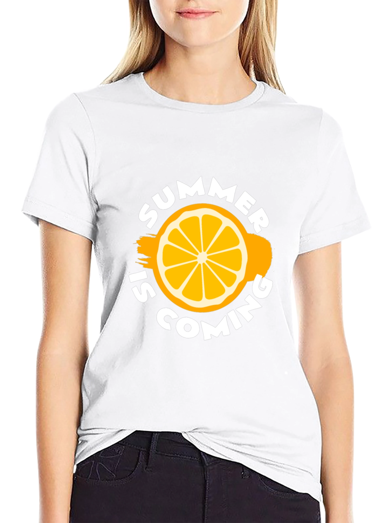 Summer Is Coming Black T-Shirt