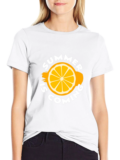 Summer Is Coming Black T-Shirt