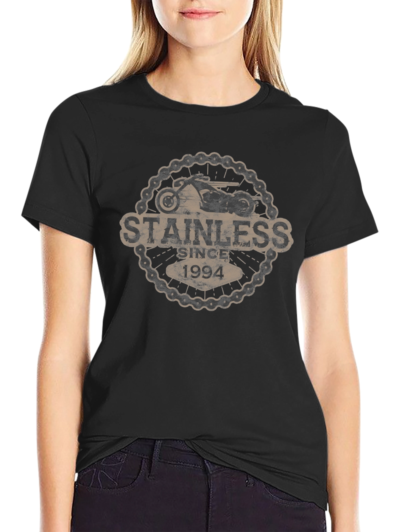 Stainless Since 1994 Motorcycle T-Shirt