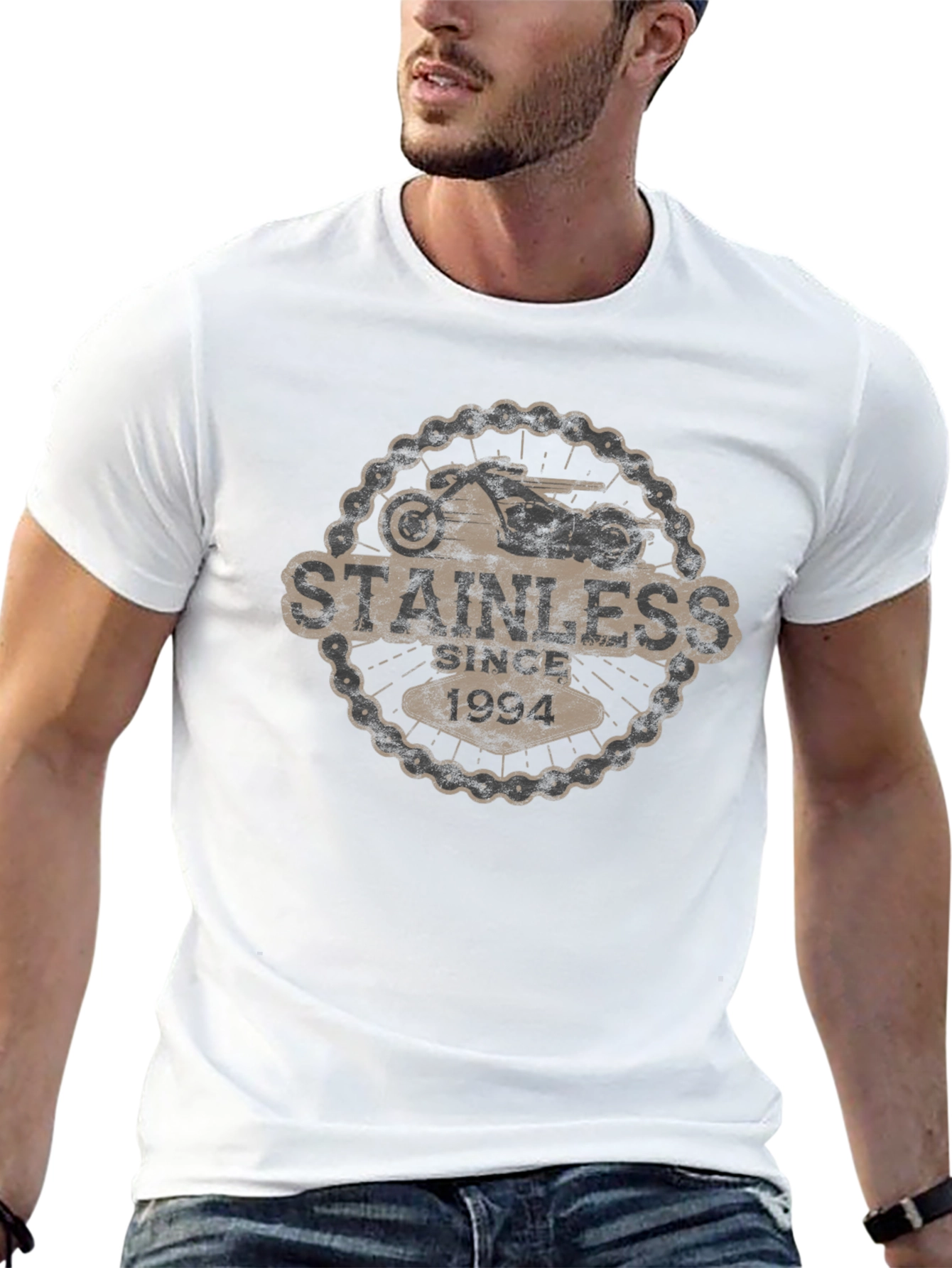 Stainless Since 1994 Motorcycle T-Shirt