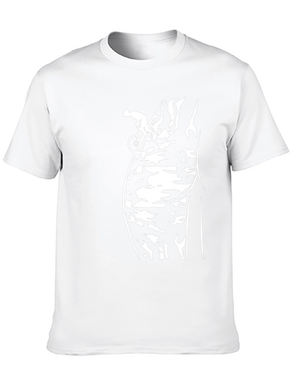 Mountain Biker Silhouette Graphic T-Shirt