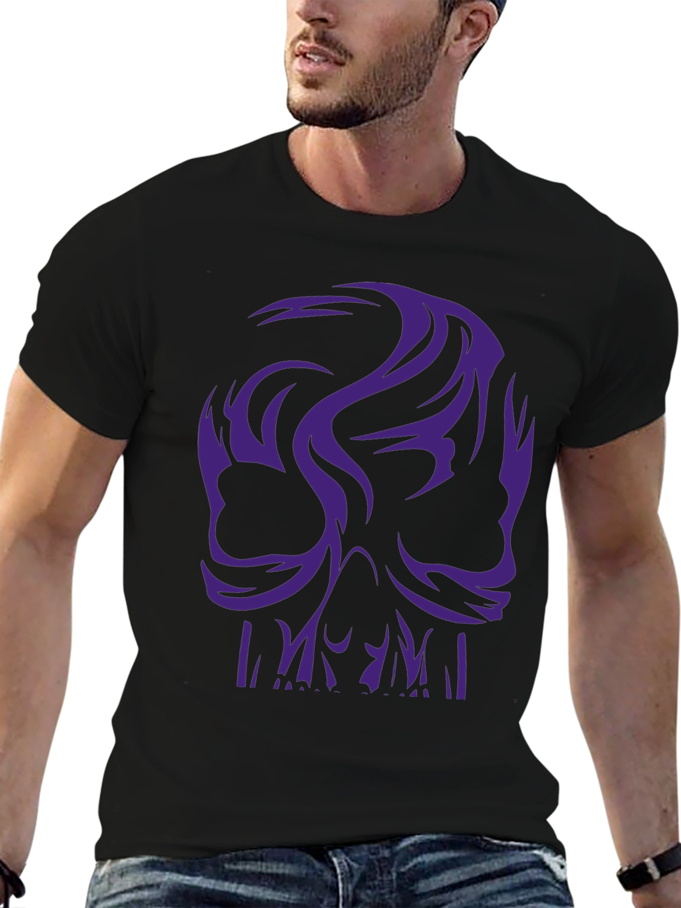 Skull Graphic Tee - Edgy Streetwear