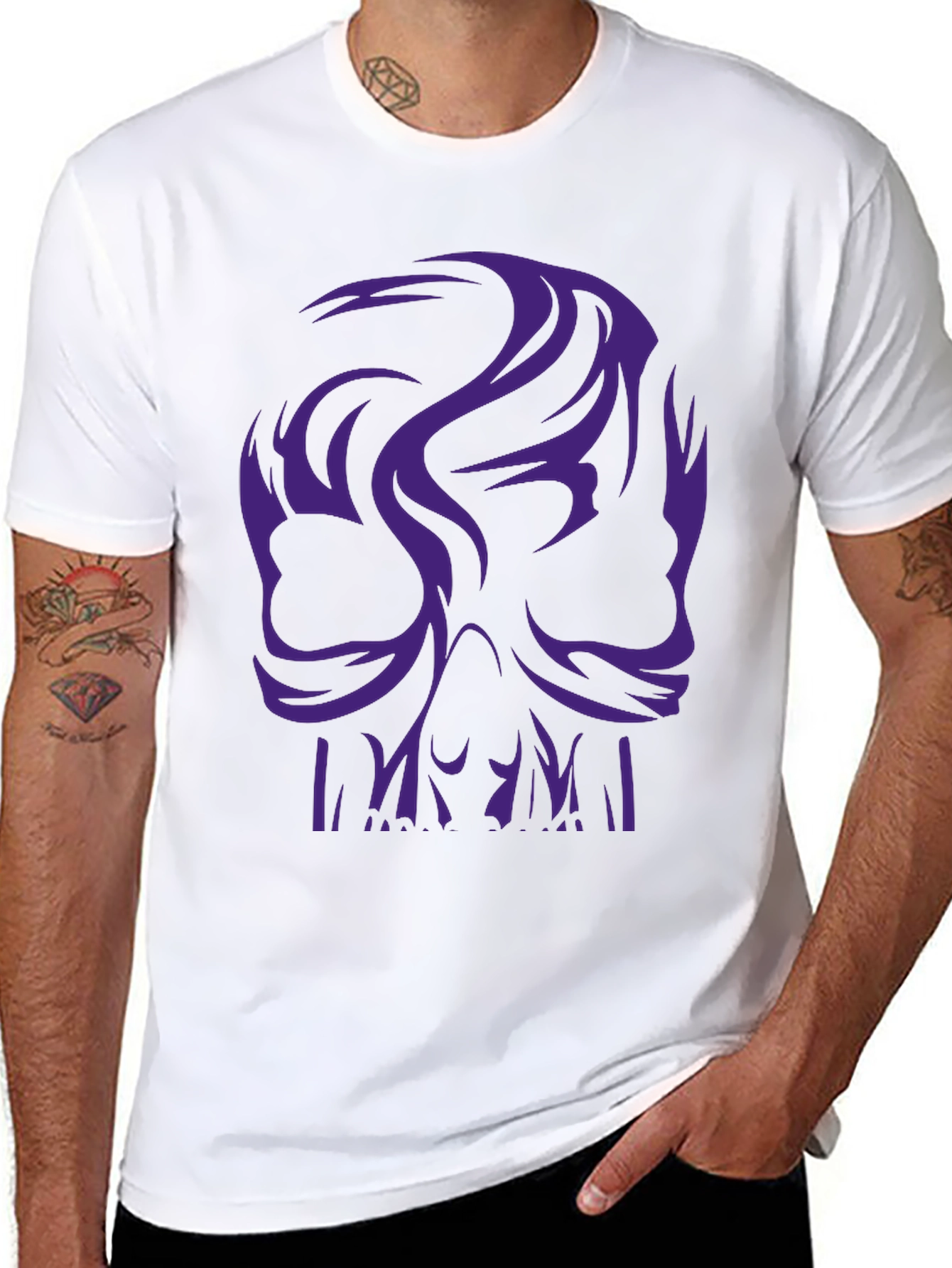 Skull Graphic Tee - Edgy Streetwear
