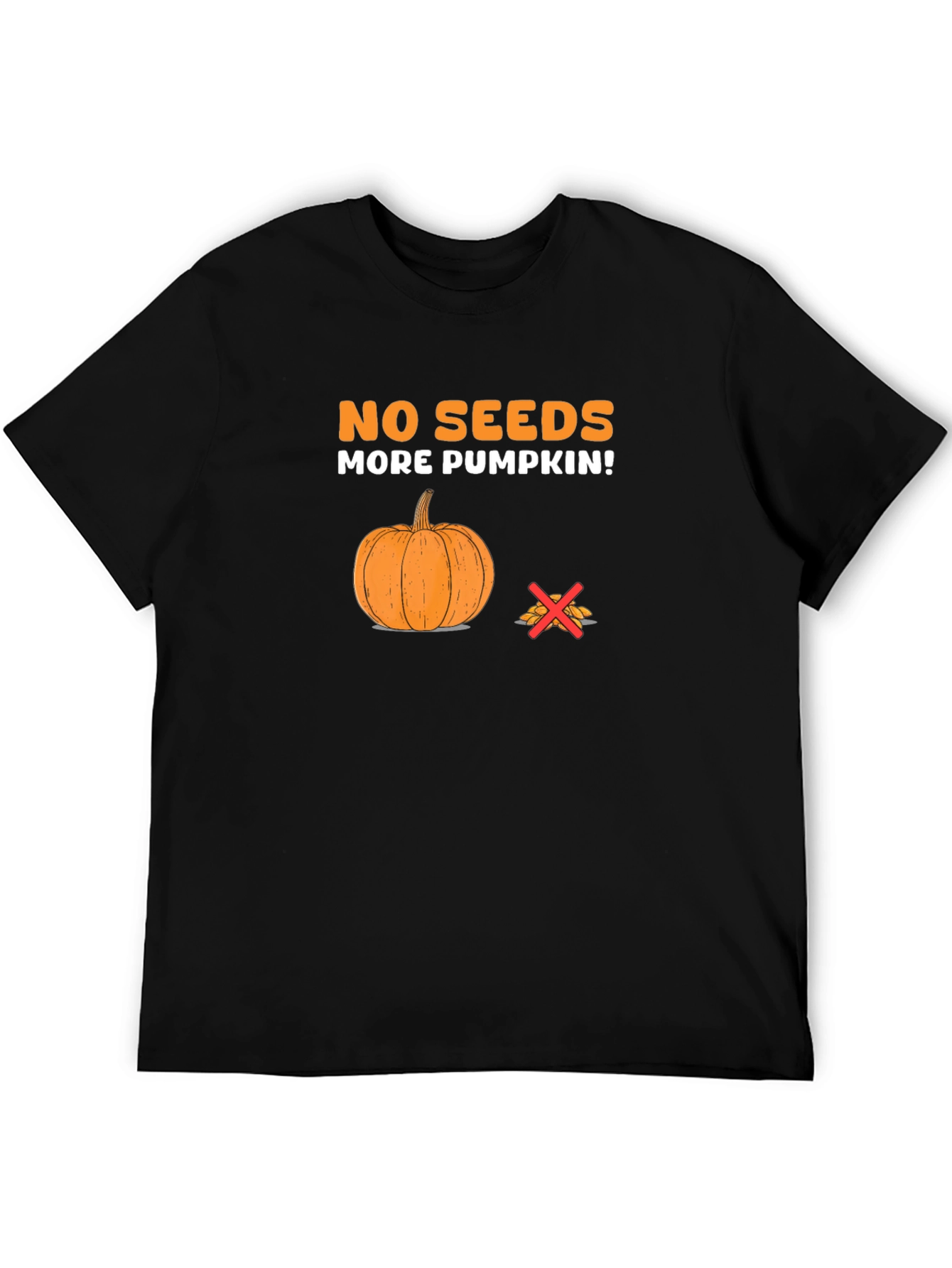 No Seeds More Pumpkin Graphic Tee