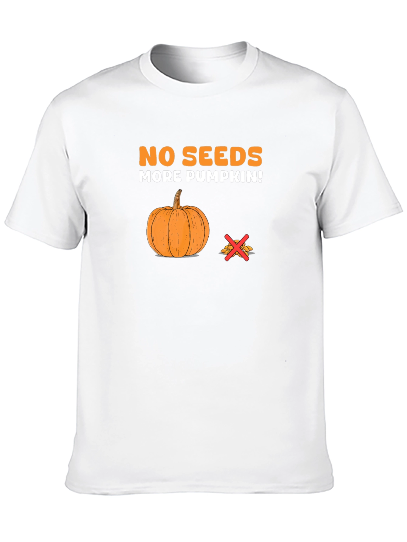 No Seeds More Pumpkin Graphic Tee