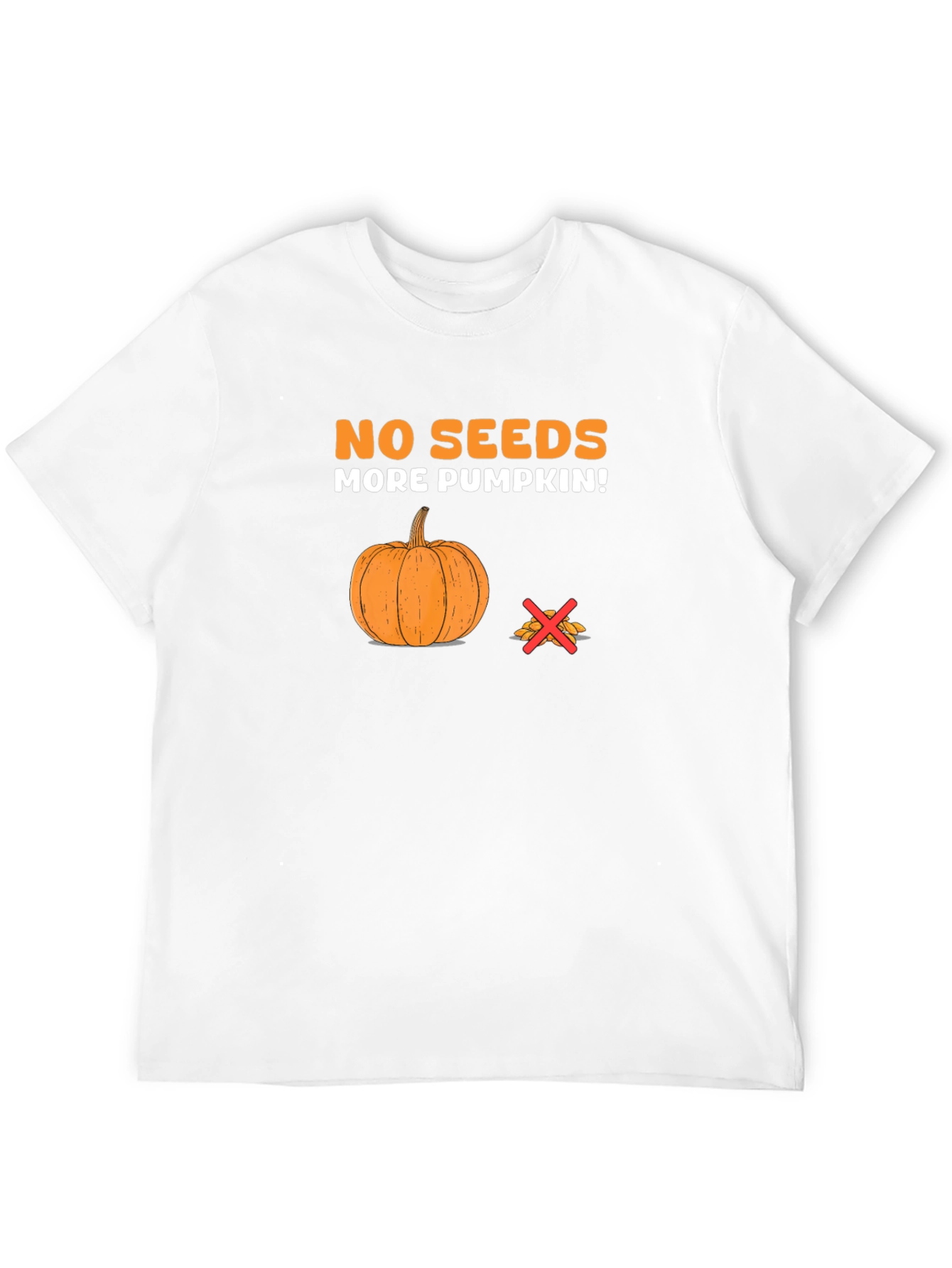 No Seeds More Pumpkin Graphic Tee