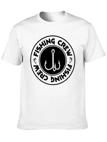 Fishing Crew Graphic T-Shirt - Black