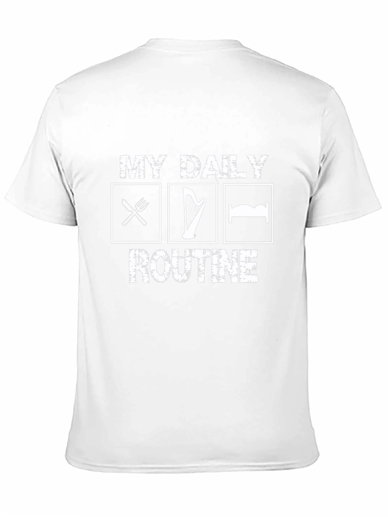 My Daily Routine T-Shirt - Eat Harp Sleep
