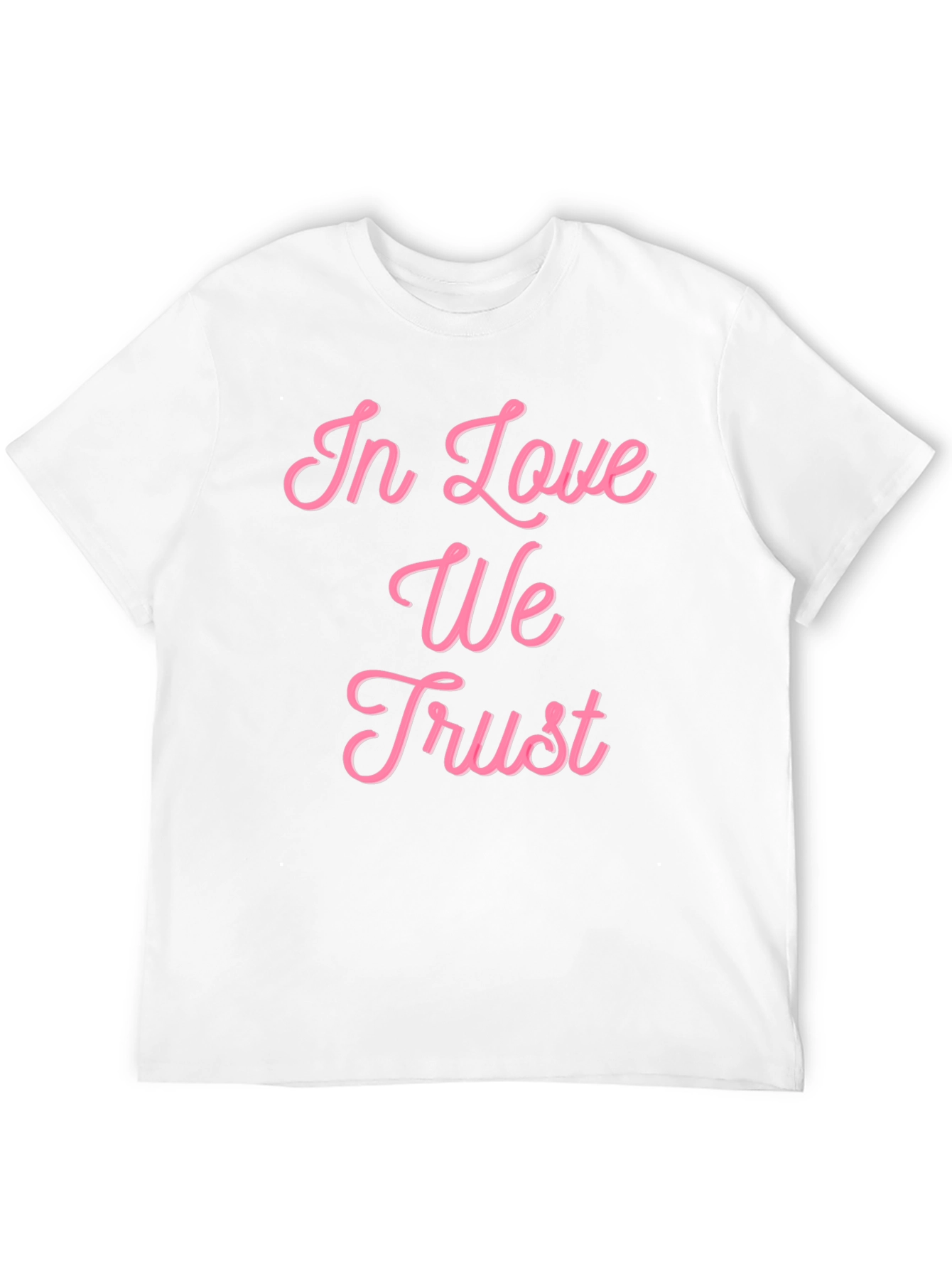 In Love We Trust Graphic Tee - Black