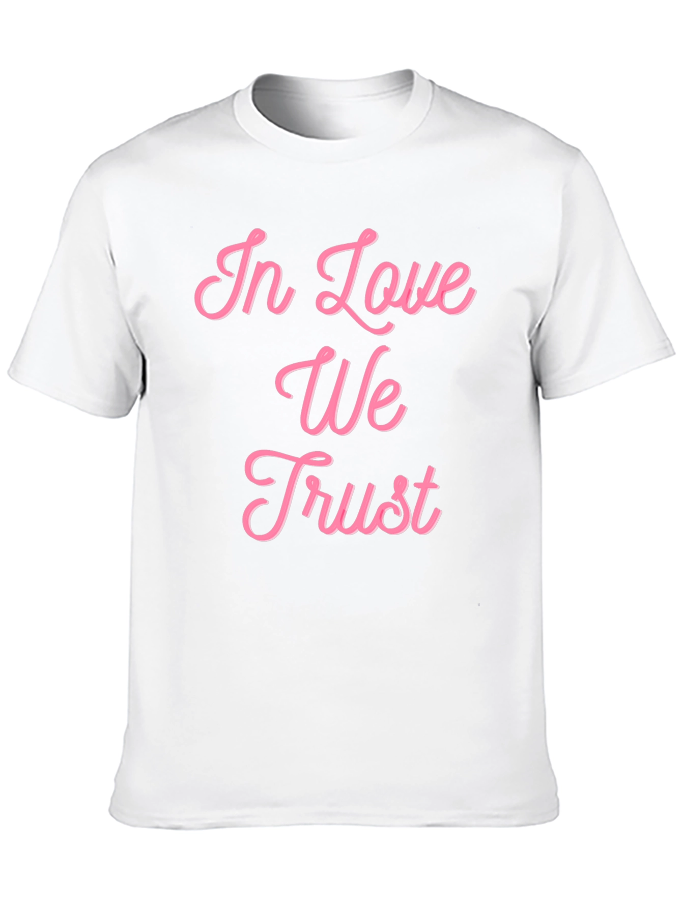 In Love We Trust Graphic Tee - Black
