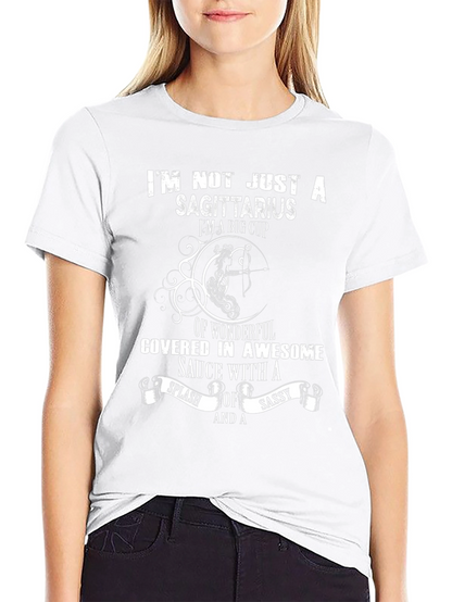 Sagittarius Zodiac Womens Graphic T-Shirt