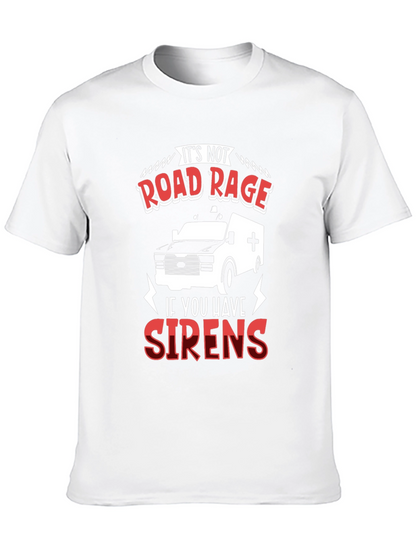 Road Rage Sirens Black T-Shirt