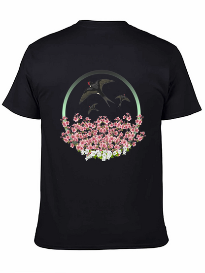Swallow & Cherry Blossom Graphic Tee