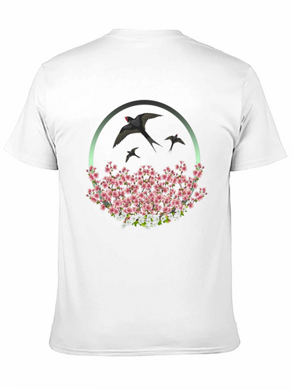 Swallow & Cherry Blossom Graphic Tee