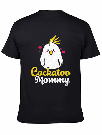 Cockatoo Mommy Graphic Tee - Cute Bird Lover Shirt