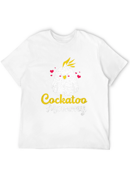 Cockatoo Mommy Graphic Tee - Cute Bird Lover Shirt