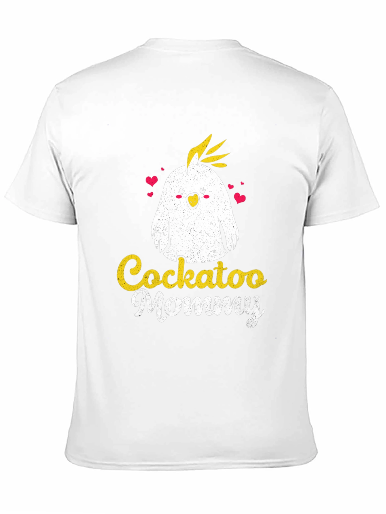Cockatoo Mommy Graphic Tee - Cute Bird Lover Shirt