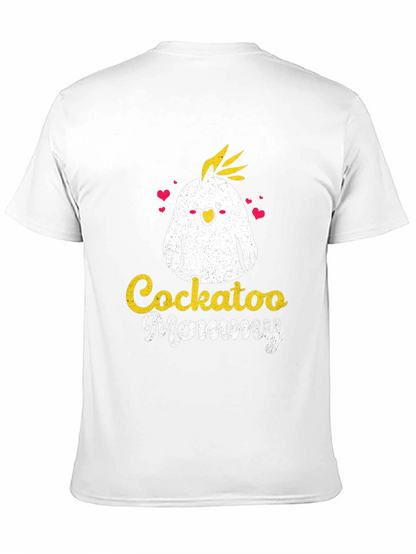 Cockatoo Mommy Graphic Tee - Cute Bird Lover Shirt