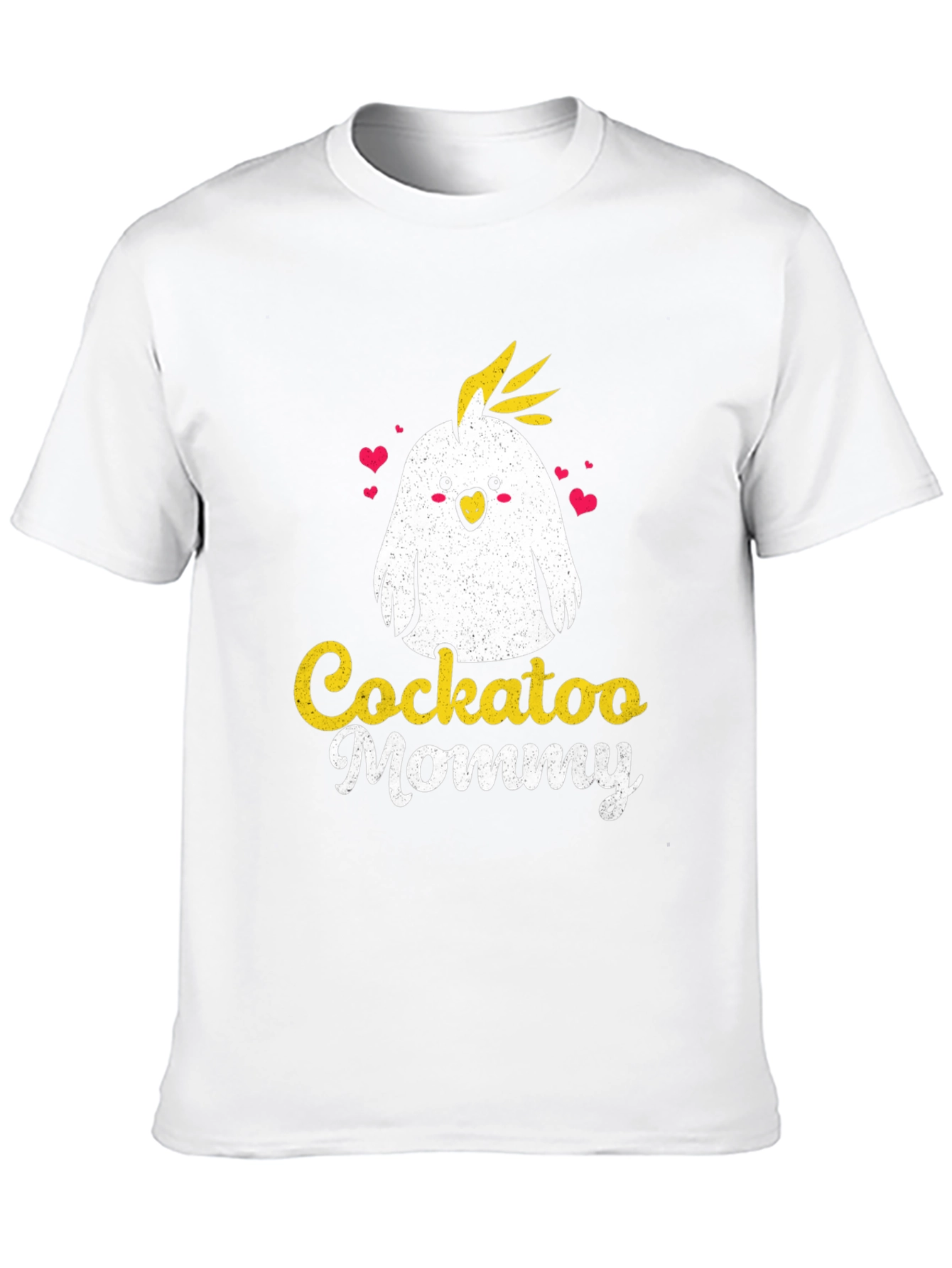Cockatoo Mommy Graphic Tee - Cute Bird Lover Shirt