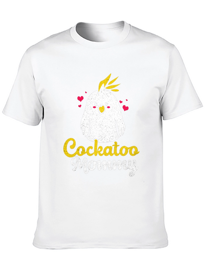 Cockatoo Mommy Graphic Tee - Cute Bird Lover Shirt
