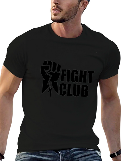 Fight Club Graphic T-Shirt - Black Cotton Tee
