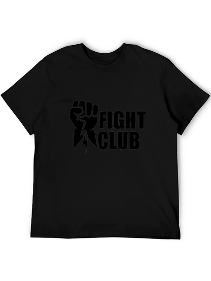 Fight Club Graphic T-Shirt - Black Cotton Tee
