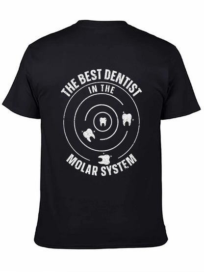 The Best Dentist Molar System Black T-Shirt