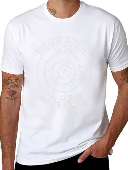 The Best Dentist Molar System Black T-Shirt