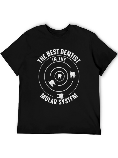 The Best Dentist Molar System Black T-Shirt