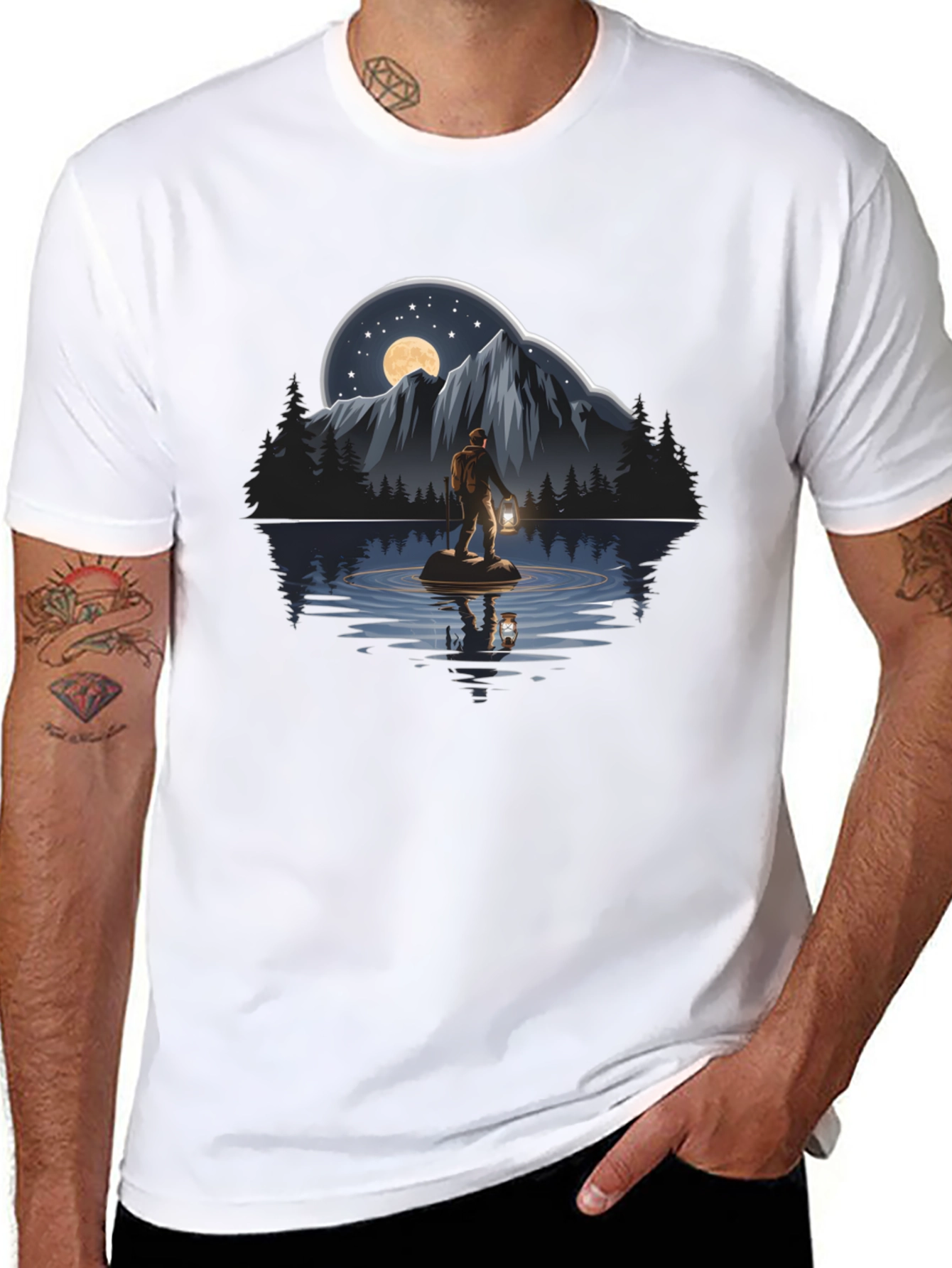 Night Hiker Graphic Tee