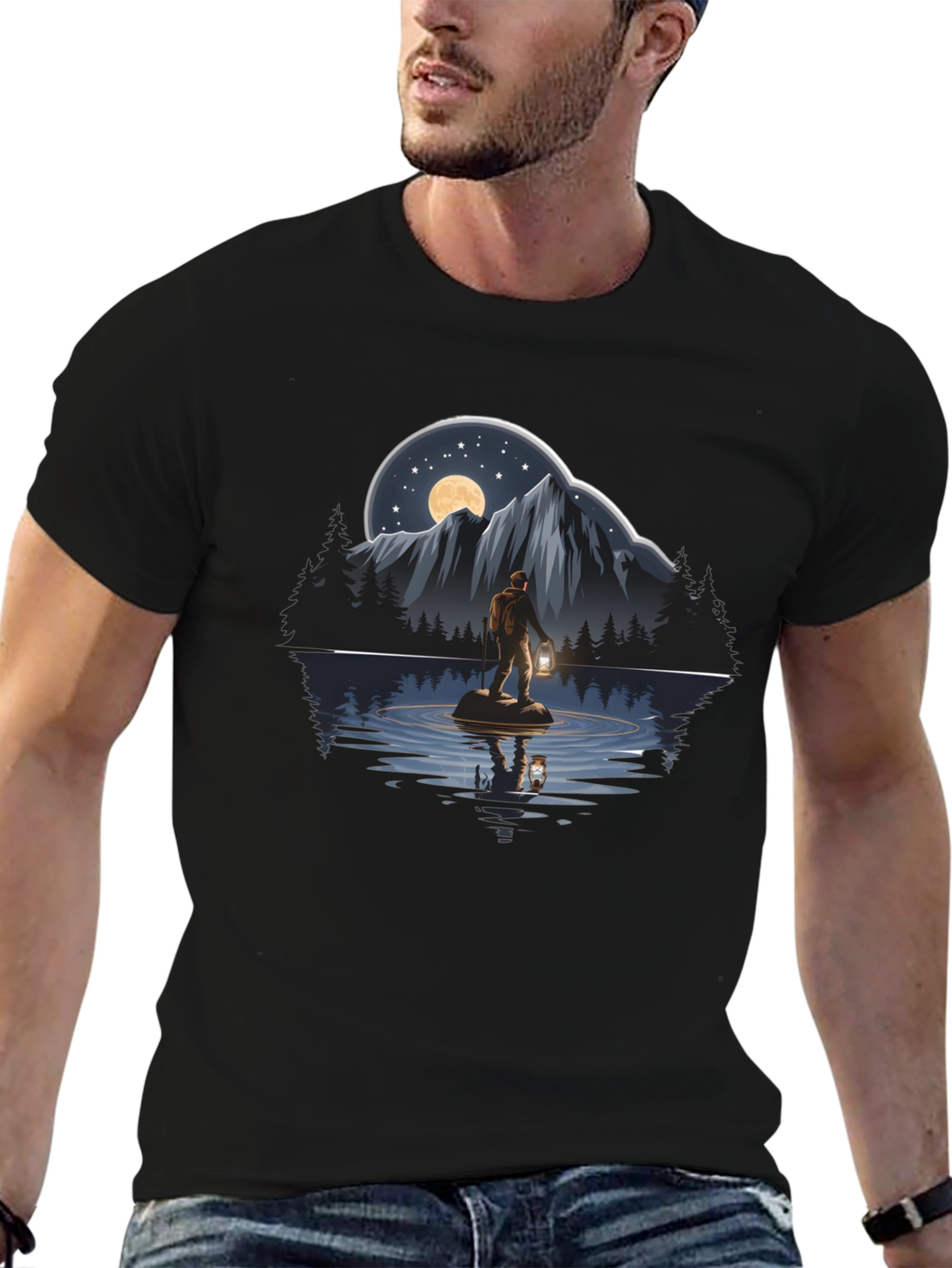 Night Hiker Graphic Tee
