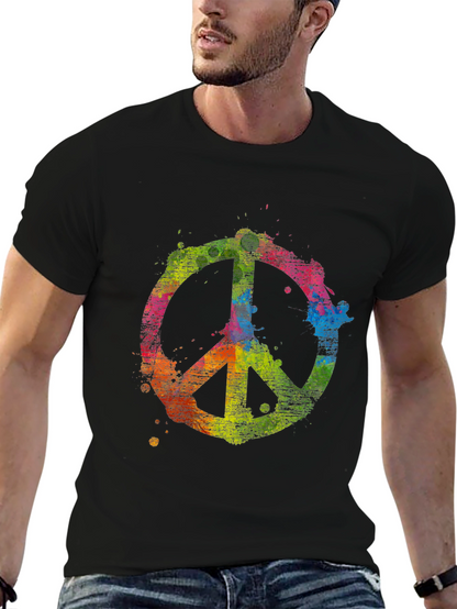 Peace Sign Colorful T-Shirt
