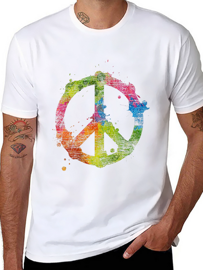 Peace Sign Colorful T-Shirt