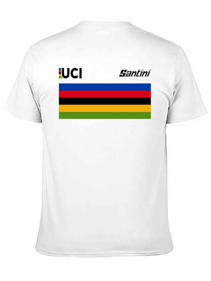 UCI Santini Black T-Shirt - Cycling Fan Apparel