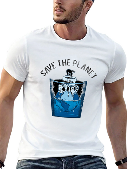 Save the Planet Graphic Tee - Global Warming Awareness
