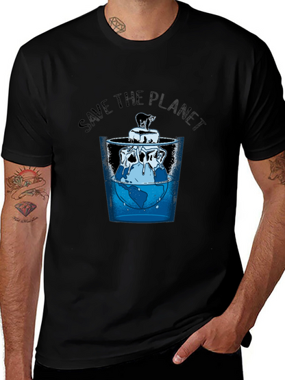 Save the Planet Graphic Tee - Global Warming Awareness