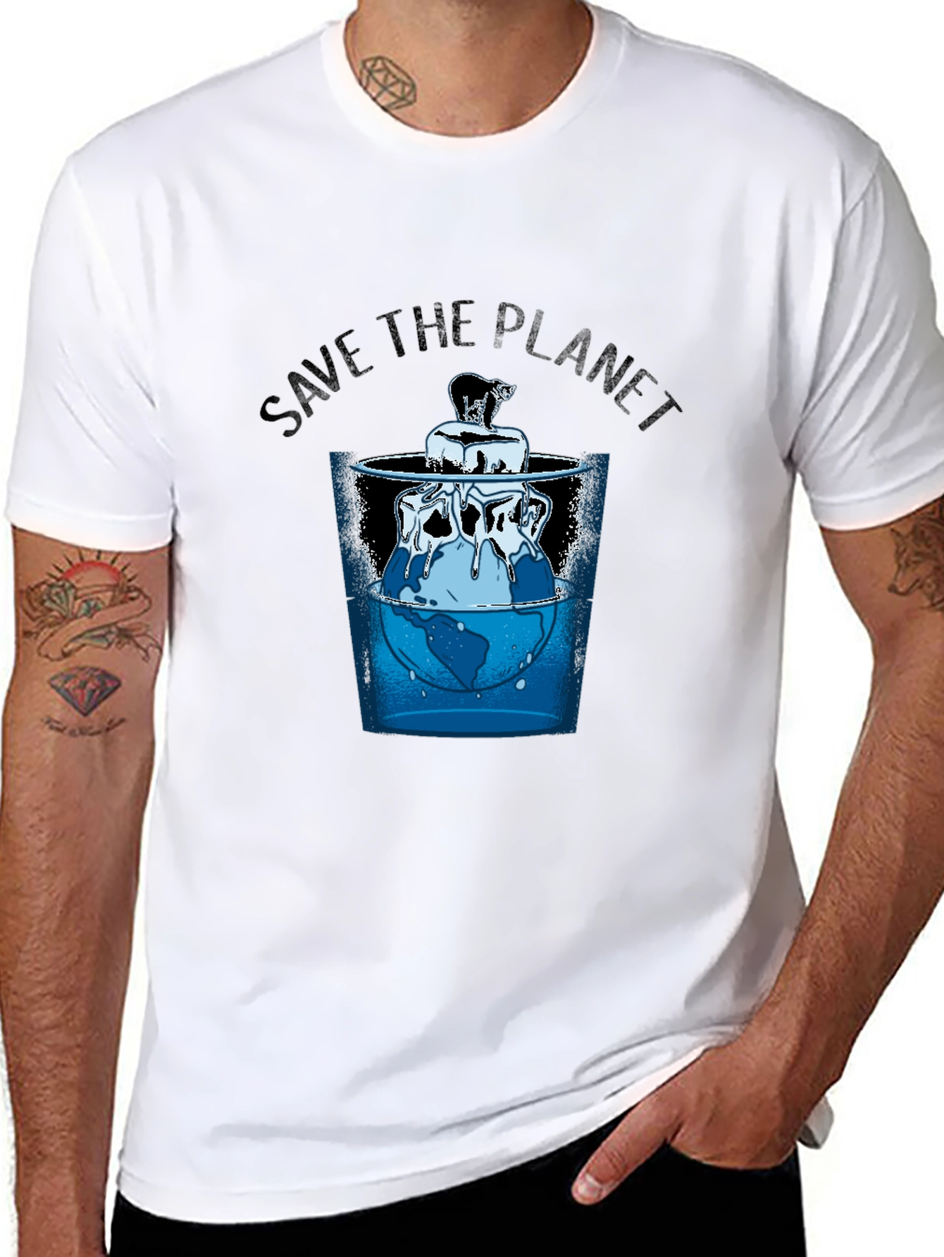 Save the Planet Graphic Tee - Global Warming Awareness